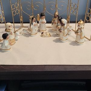 Art deco nativity set